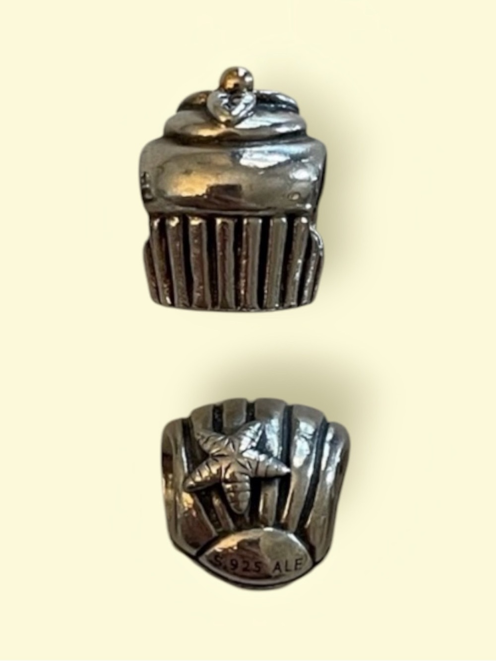 Pandora pair of charms